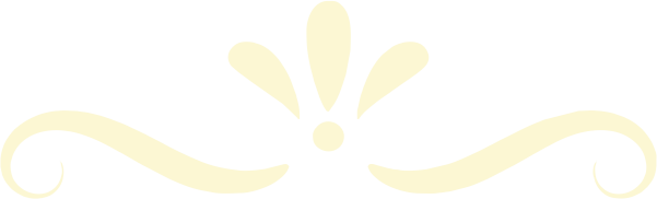 cream ribbon facing top